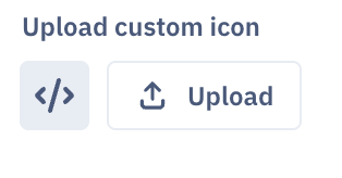 Upload a custom card icon